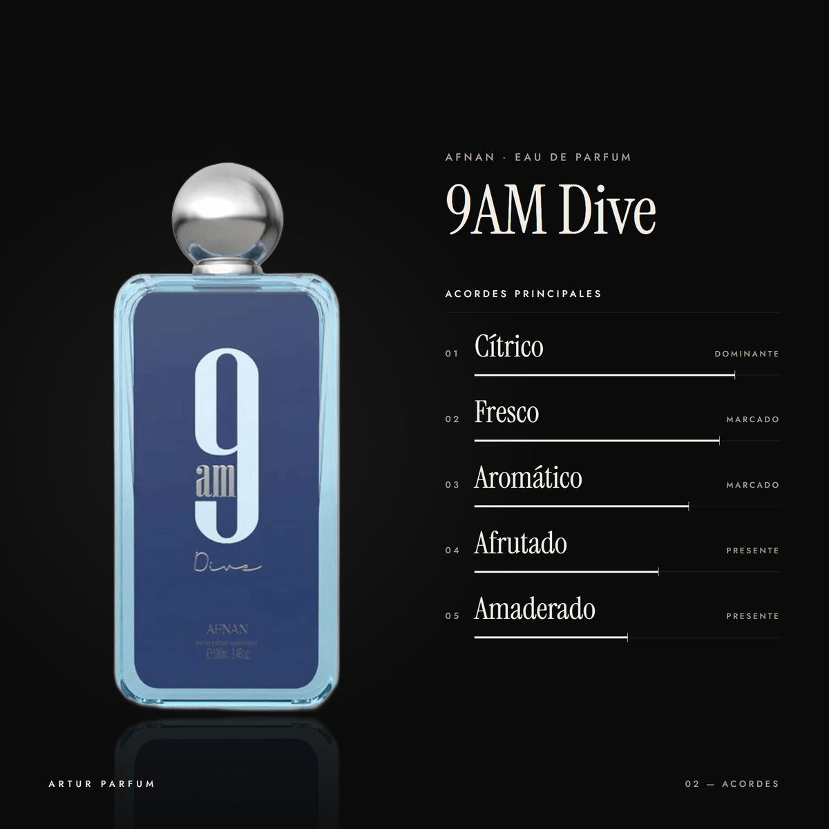 9AM Dive — acordes principales
