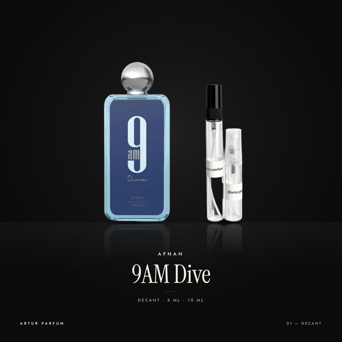9AM Dive — decant de 5 ml y 10 ml