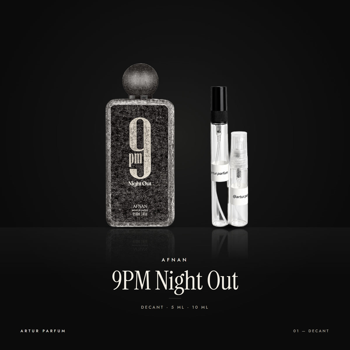 9PM Night Out — decant de 5 ml y 10 ml