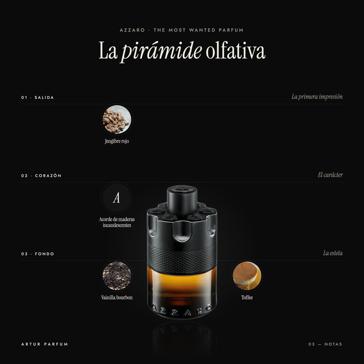 The Most Wanted Parfum — notas de salida, corazón y fondo