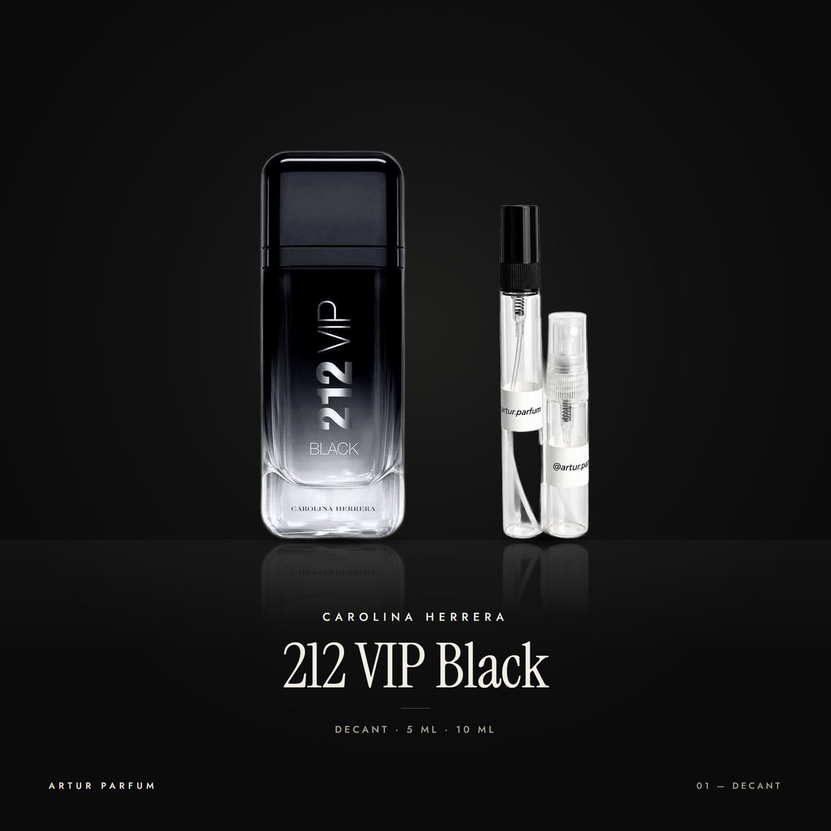 212 VIP Black — decant de 5 ml y 10 ml
