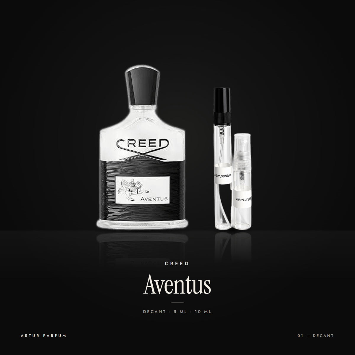 Aventus — decant de 5 ml y 10 ml