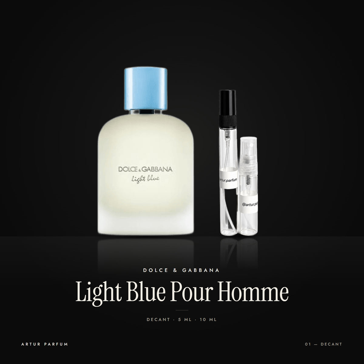 Light Blue Pour Homme — decant de 5 ml y 10 ml