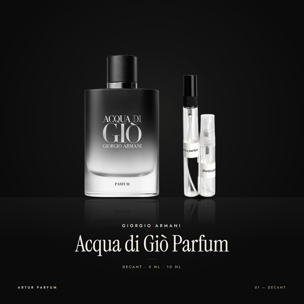 Acqua di Giò Parfum — decant de 5 ml y 10 ml
