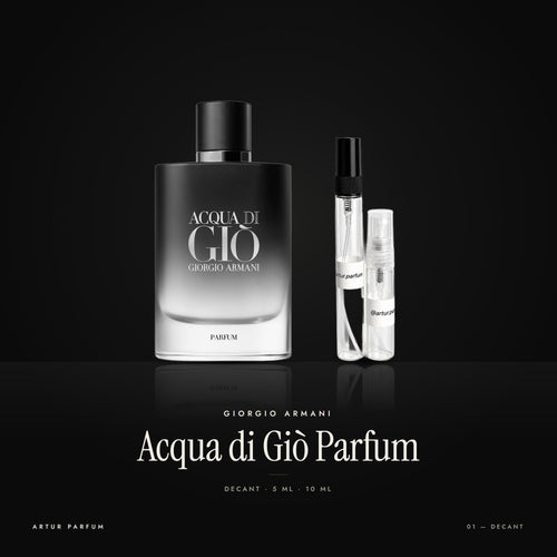 Acqua di Giò Parfum — decant de 5 ml y 10 ml