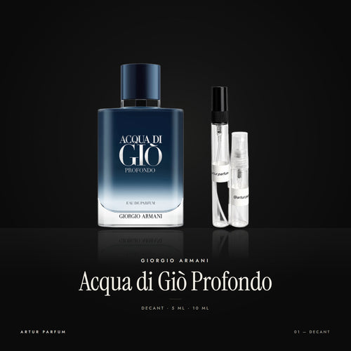 Acqua di Giò Profondo — decant de 5 ml y 10 ml