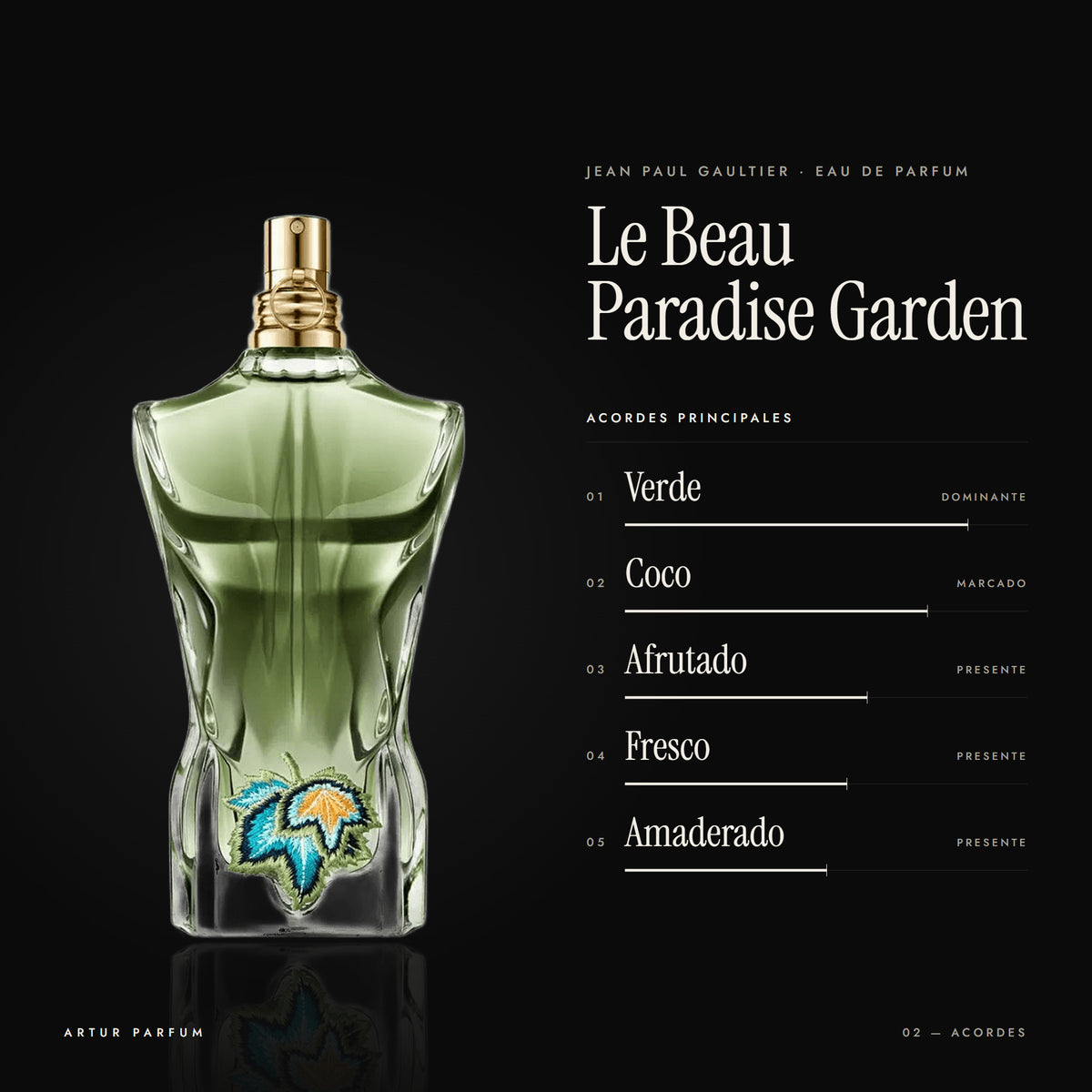 Le Beau Paradise Garden — acordes principales