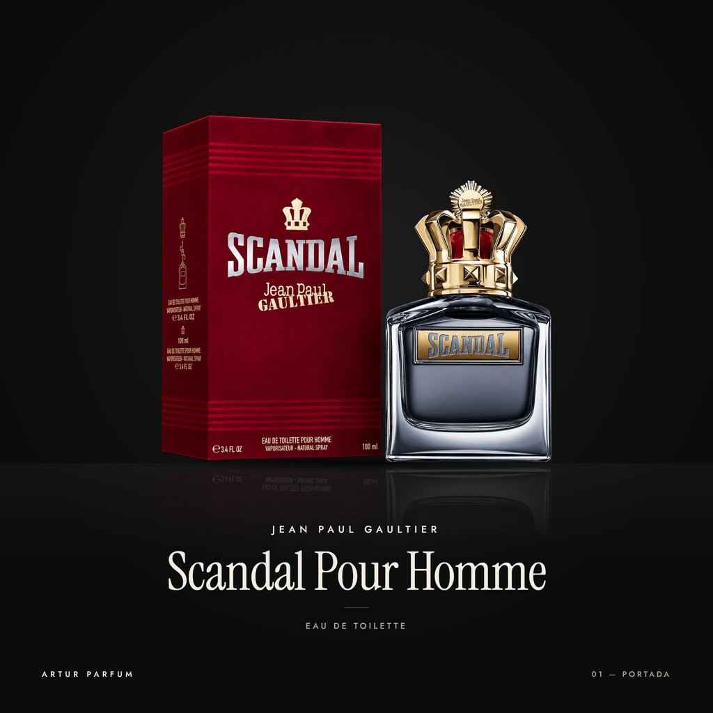 Scandal Pour Homme — portada