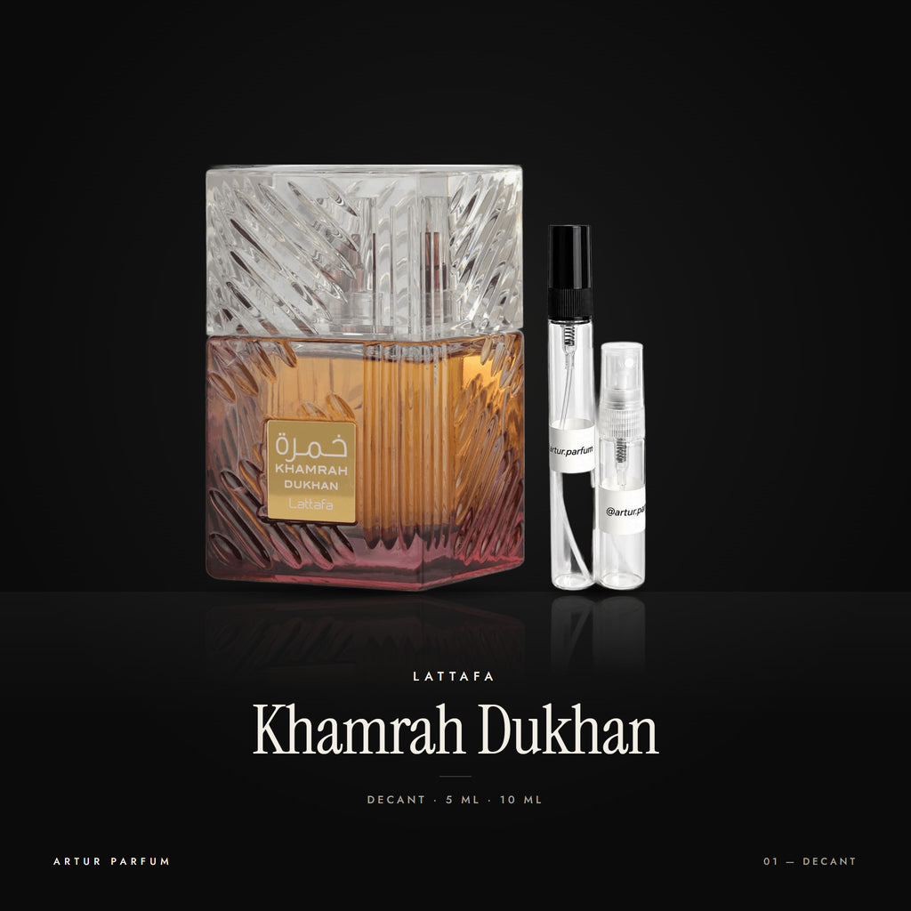 Khamrah Dukhan — decant de 5 ml y 10 ml