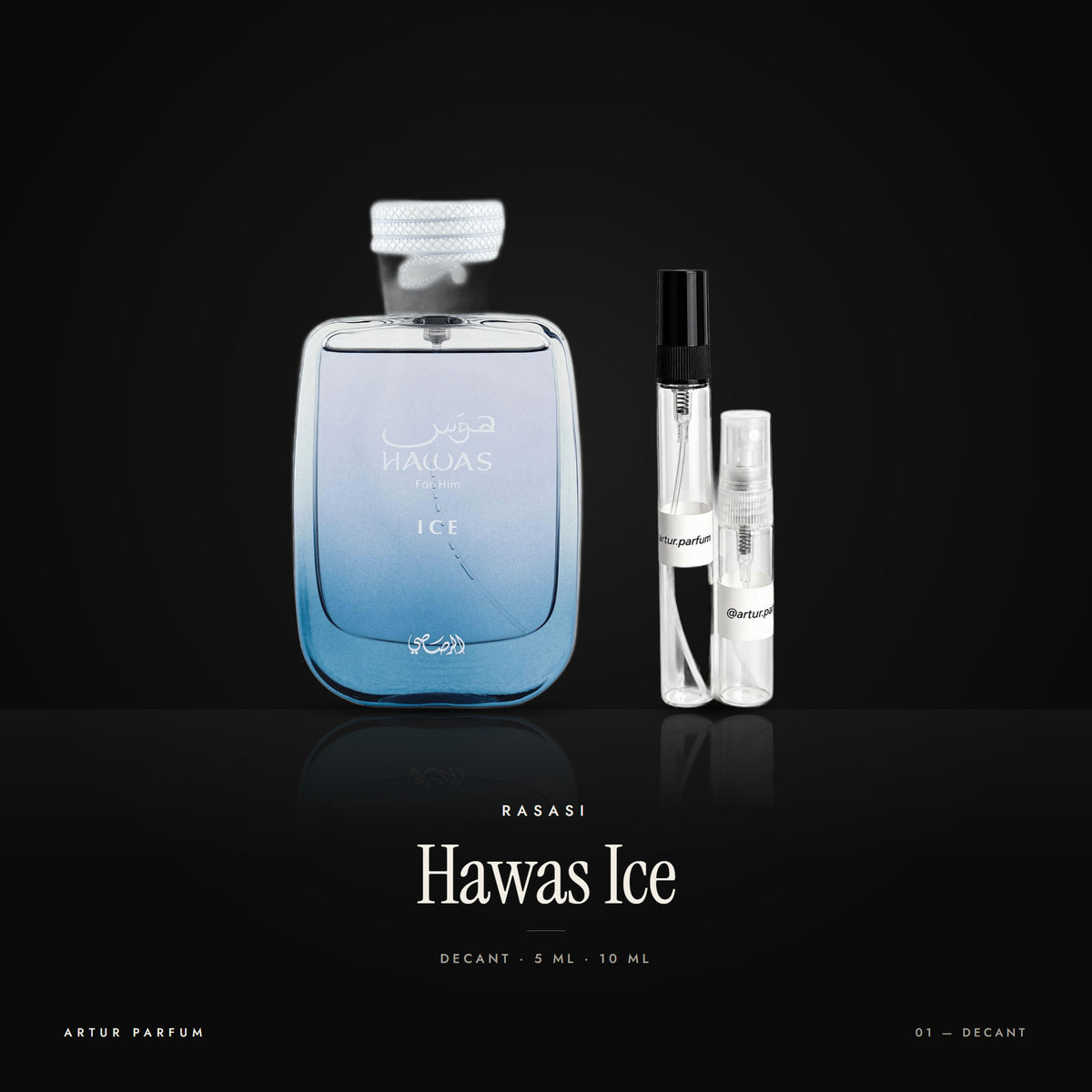 Hawas Ice — decant de 5 ml y 10 ml