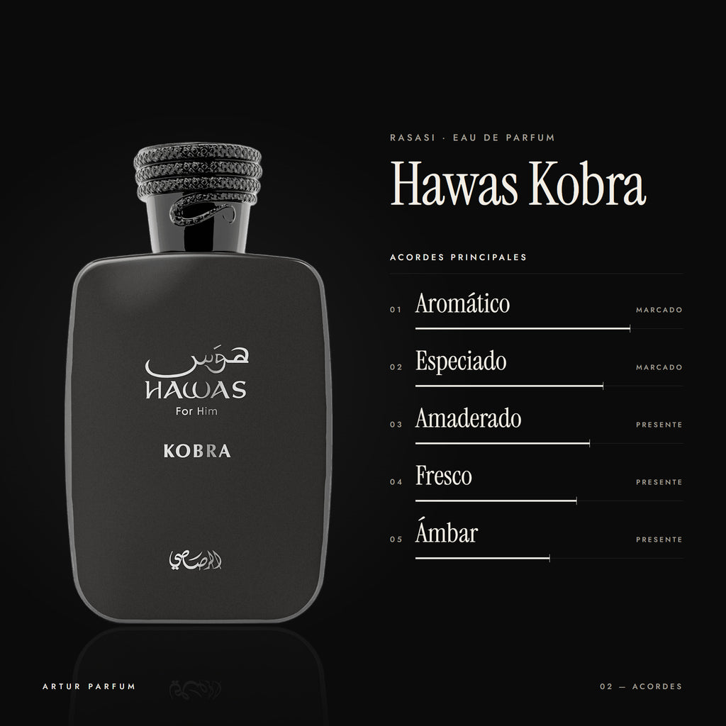 Hawas Kobra — acordes principales
