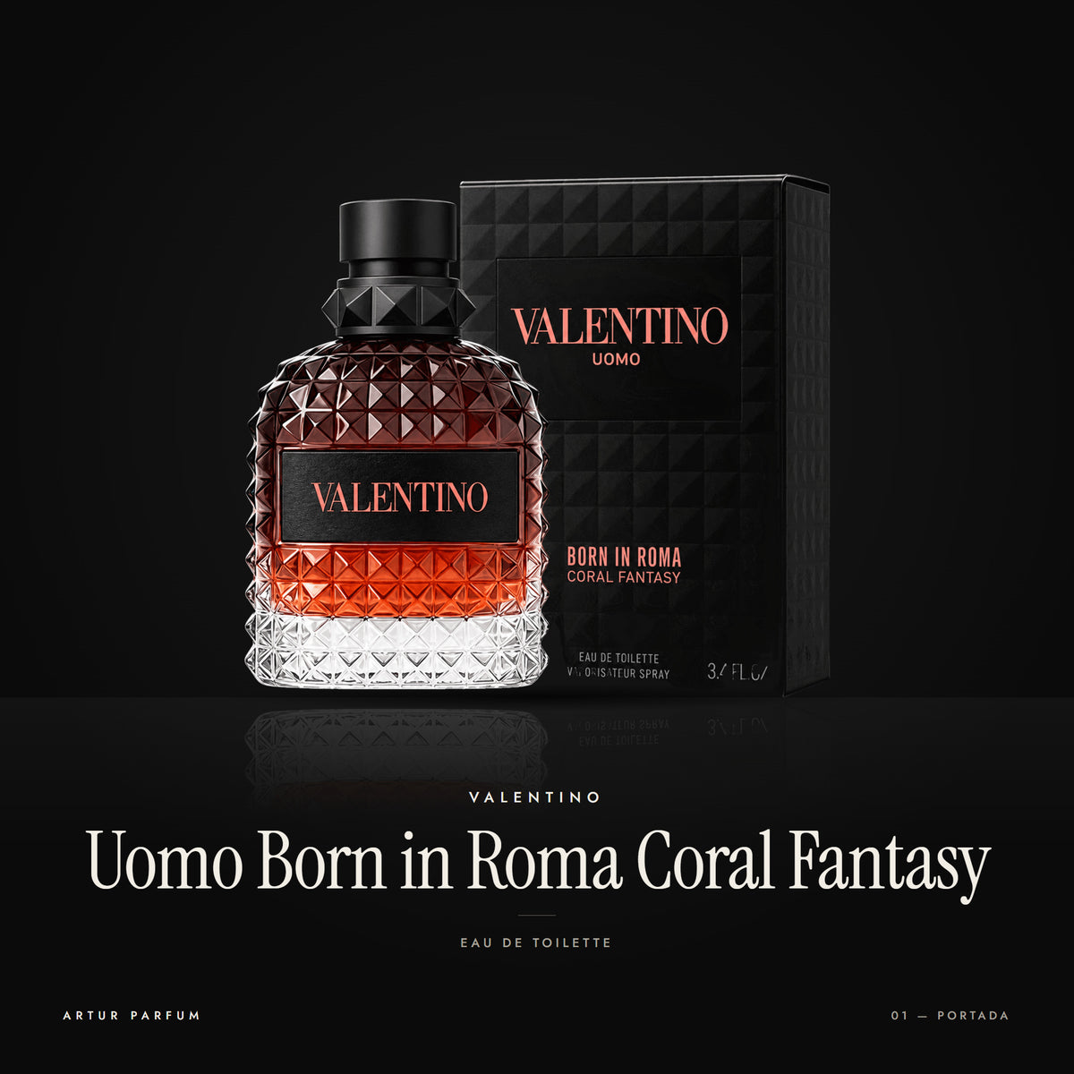 Uomo Born in Roma Coral Fantasy — portada