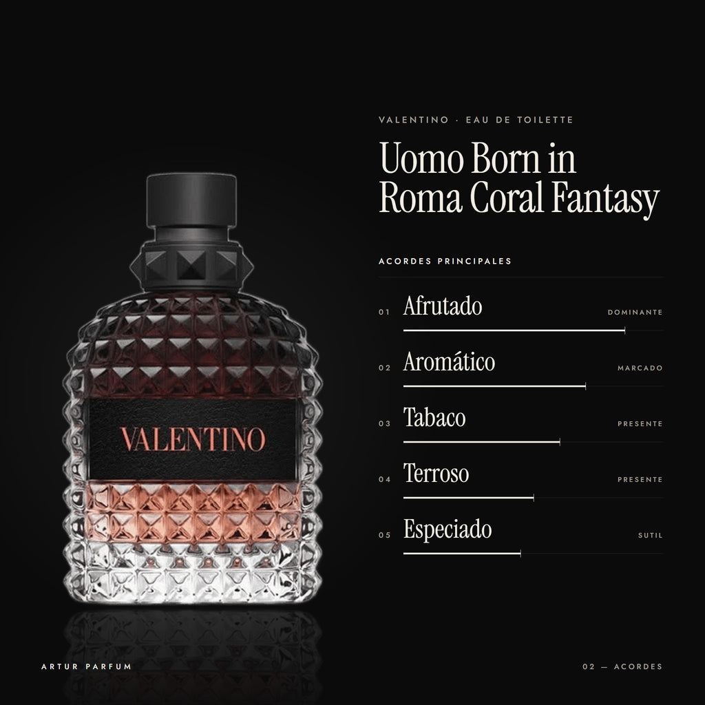 Uomo Born in Roma Coral Fantasy — acordes principales