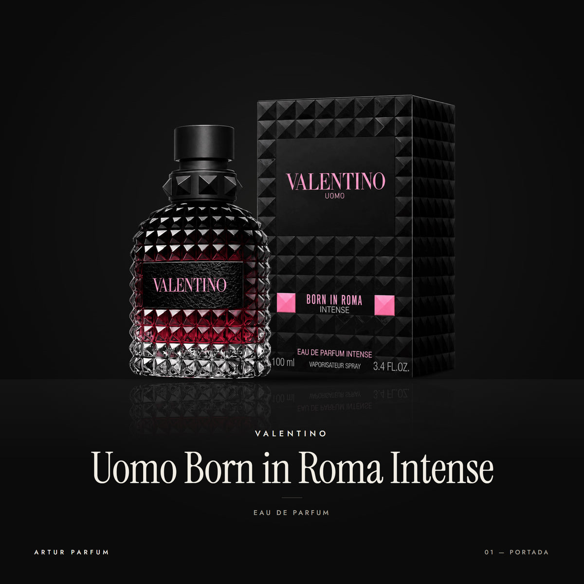 Uomo Born in Roma Intense — portada