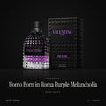 Uomo Born in Roma Purple Melancholia — portada