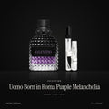 Uomo Born in Roma Purple Melancholia — decant de 5 ml y 10 ml