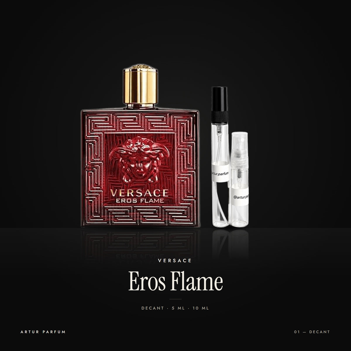Eros Flame — decant de 5 ml y 10 ml