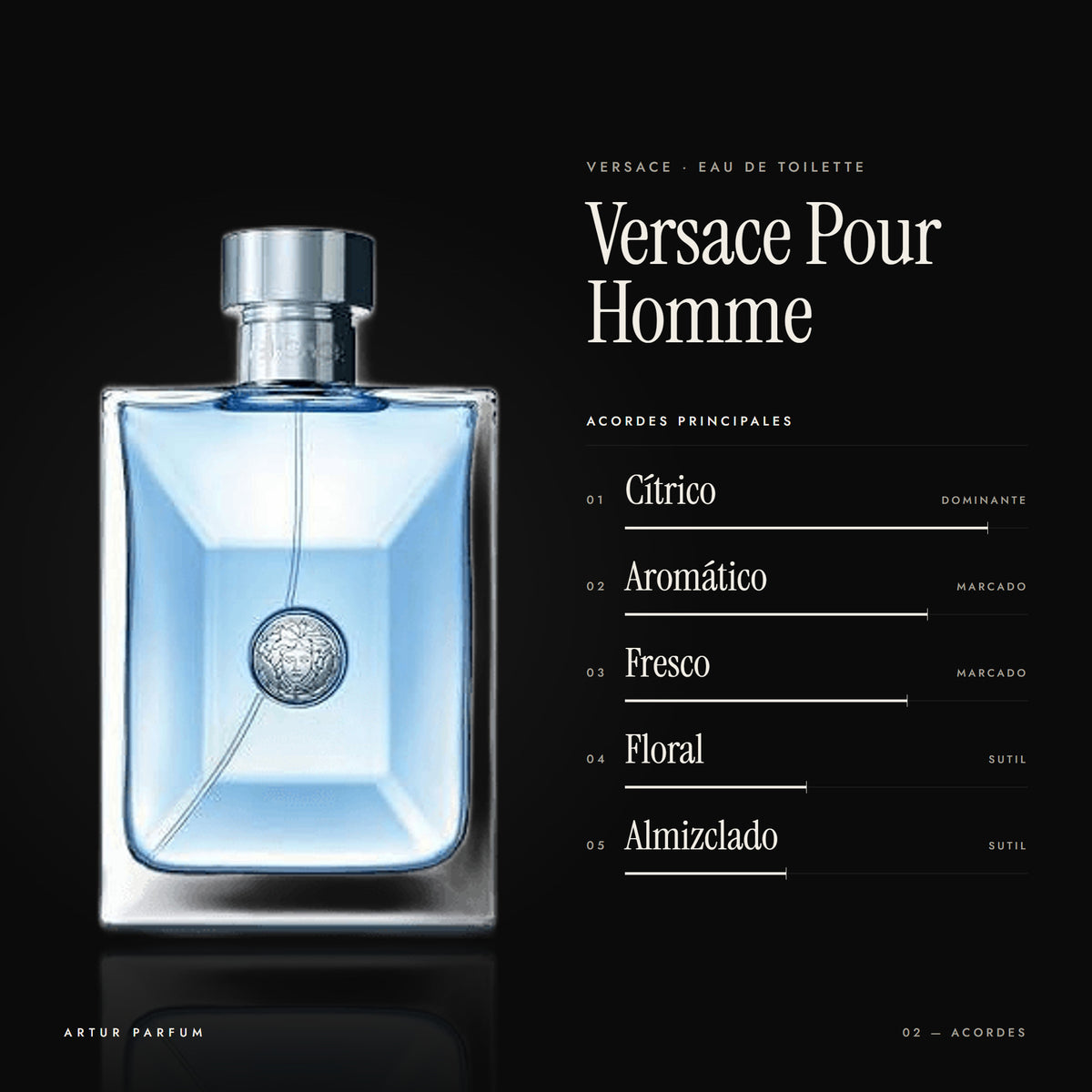 Versace Pour Homme — acordes principales