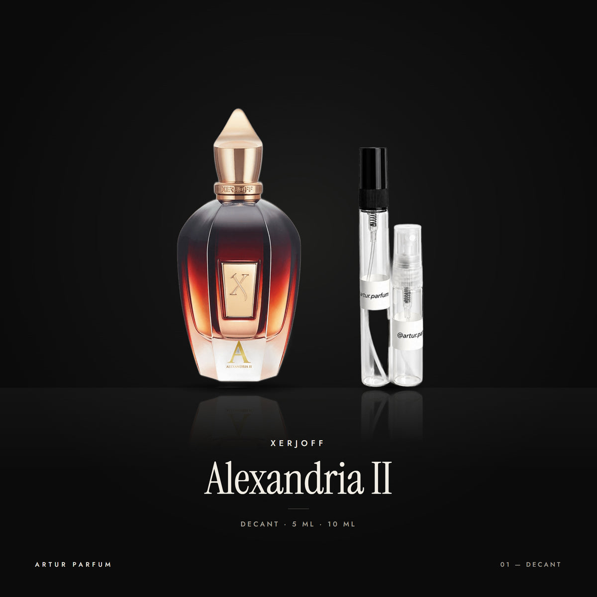 Alexandria II — decant de 5 ml y 10 ml