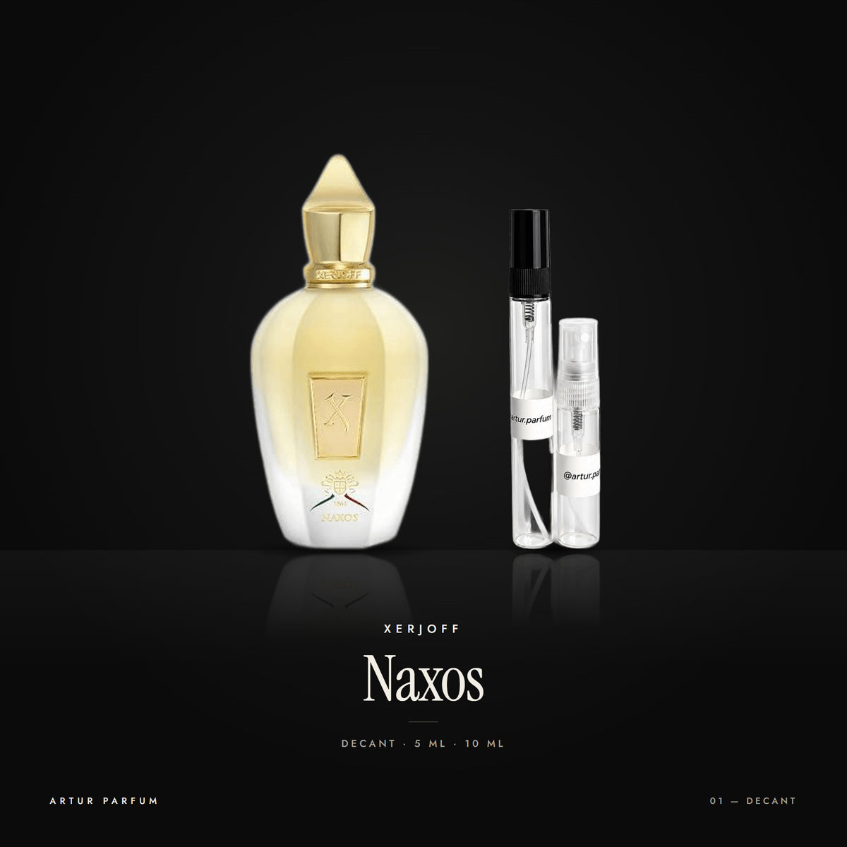Naxos — decant de 5 ml y 10 ml